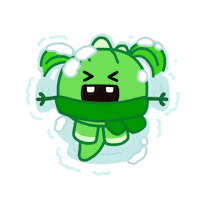 Snow Day Winter Sticker by DINOSALLY