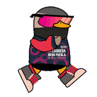 Runner Carrera Sticker by Medios Universitarios IBERO Puebla