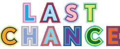 Last Chance Sticker by Elizabeth Sutton Collection