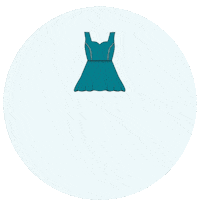 Dress Pattern Sticker by Instinct Couture