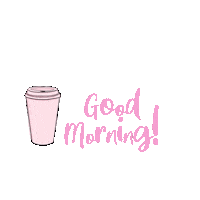 Good Morning Coffee Sticker