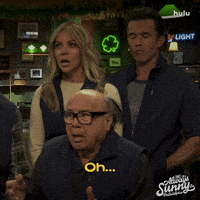 Realizing Always Sunny GIF by It's Always Sunny in Philadelphia