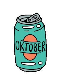 Oktoberfest Steven Harrington Sticker by Golden Road Brewing