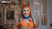 Drag Race Blu Hydrangea GIF by BBC Three