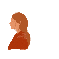 deemaalawa illustration women face abstract Sticker