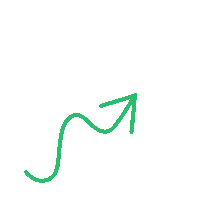 kaleidoscodegmbh green arrow line highlight Sticker