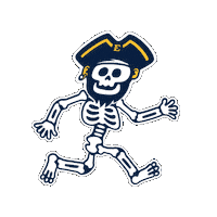 Blue And Gold Halloween Sticker by ETSU