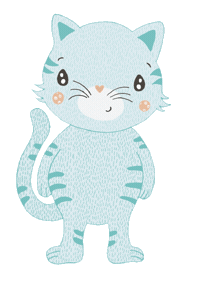 DJURKIDS cat djurkids Sticker