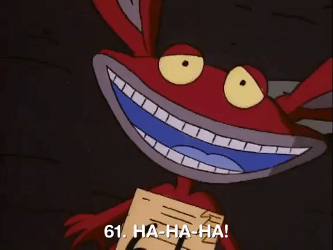 nickrewind giphydvr nicksplat aaahh real monsters giphyarm002 GIF