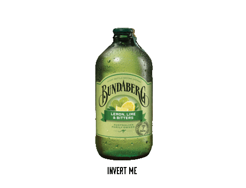 Bundaberg Inverting Lemon Lime And Bitters Sticker by Bundaberg Brewed Drinks