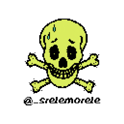 _srelemorele giphygifmaker smile pixelart brand Sticker
