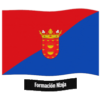Las Palmas Flag Sticker by Formación Ninja