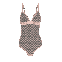 feel_love_sketch body gucci swimsuit купальник Sticker