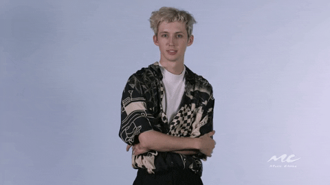 troye sivan crying GIF by Music Choice