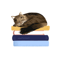 Cat Sleeping Sticker