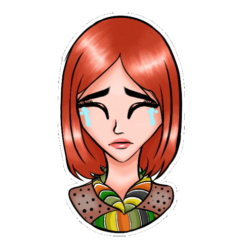 Sad Face Sticker