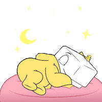 Tired Good Night Sticker by Ordinary Friends
