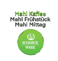 schmeckwerk coffee time breakfast jumping Sticker