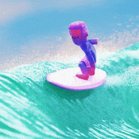 Stoke Surfs Up GIF by Good Vibes Club