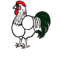 Farming Chickens Sticker