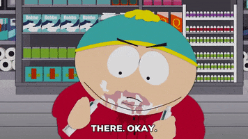 eric cartman eating GIF by South Park 