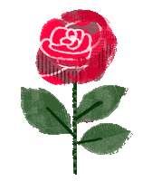 Flower Rose Sticker by Elena Hormiga