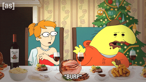 Drunk Christmas GIF by Adult Swim