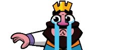 Clash Royale King Sticker