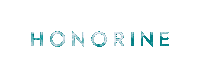 iamhonorine logo fashion blue beach Sticker