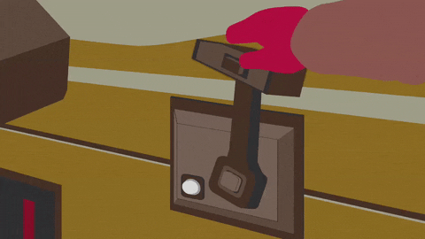 tool pulling GIF by South Park 