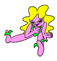 Sci-Fi Girl Sticker