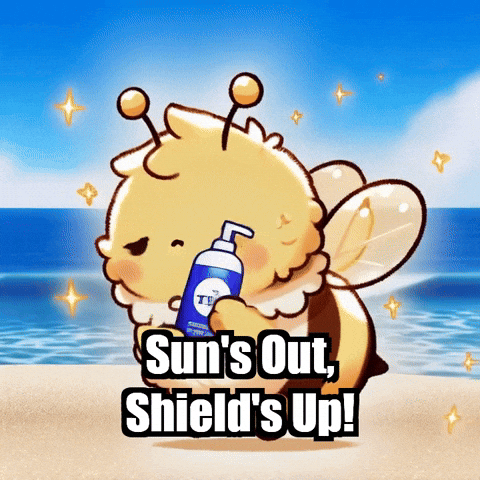 Summer Beach GIF by Beelightened