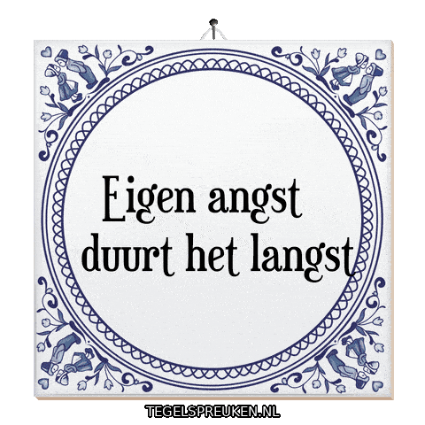 Humor Wijsheid Sticker by Tegelspreuken.nl