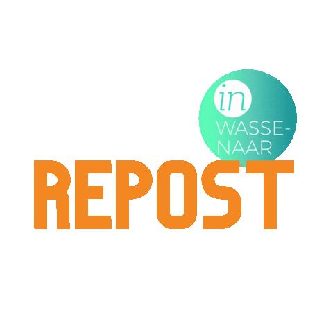 Brand Repost Sticker by Inwassenaar