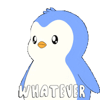 It Is What It Is Whatever Sticker by Pudgy Penguins