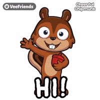 Wave Chipmunk GIF by VeeFriends