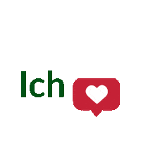 I Love Ich Liebe Sticker by universalstein