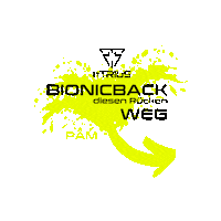 htrius exoskeleton exoskelett htrius bionicback Sticker