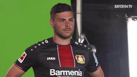 kevin volland laugh GIF by Bayer 04 Leverkusen