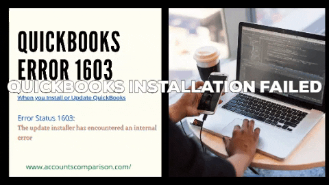 onlineaccounting giphygifmaker quickbooks error 1603 installation failed qb installing error GIF