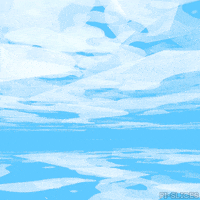 pislices loop 3d trippy blue GIF