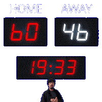 46 Away Sticker