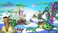 Prehistoric Lake Giphy Arts ident