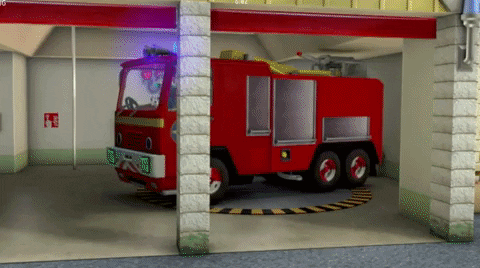 on my way fireman GIF by Videoland