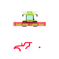 Ag-drive agriculture farming tractor harvest Sticker