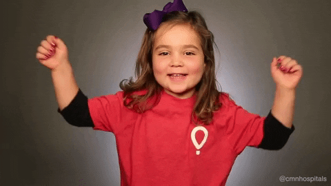 Cute Girl Reaction GIF by Children's Miracle Network Hospitals