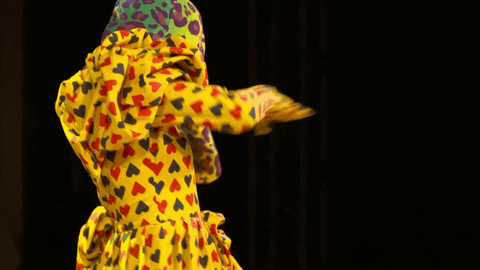 fashionclashfestival giphyupload dancing hearts model GIF