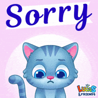 Sad Forgive Me GIF by Lucas and Friends by RV AppStudios