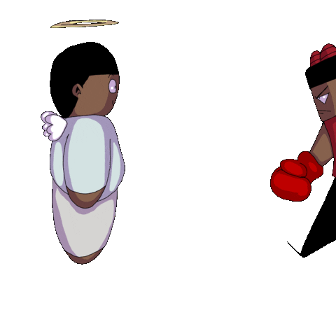 Fight Animation Sticker by NobodyP