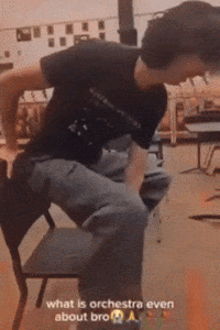 itseliezer itseliezer itseli what is orchestra even about bro GIF